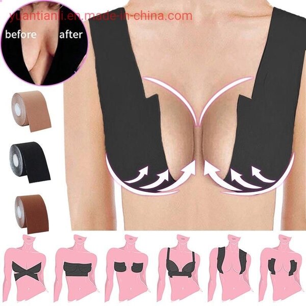 Bande adhésive invisible pour soutien-gorge