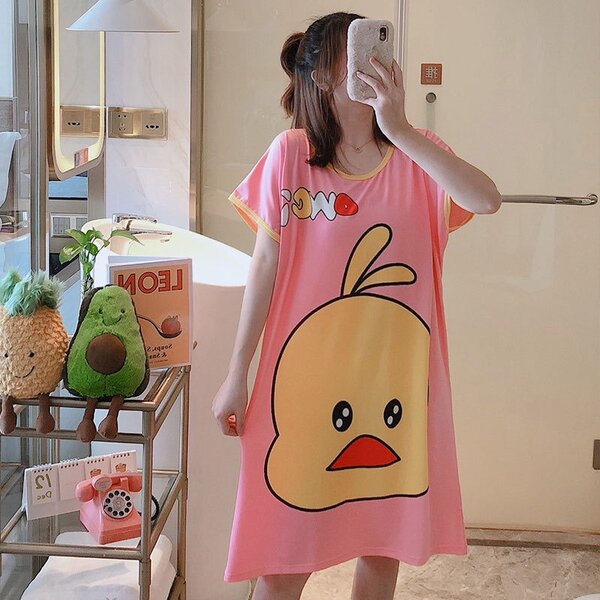 cartoon one-piece night dress