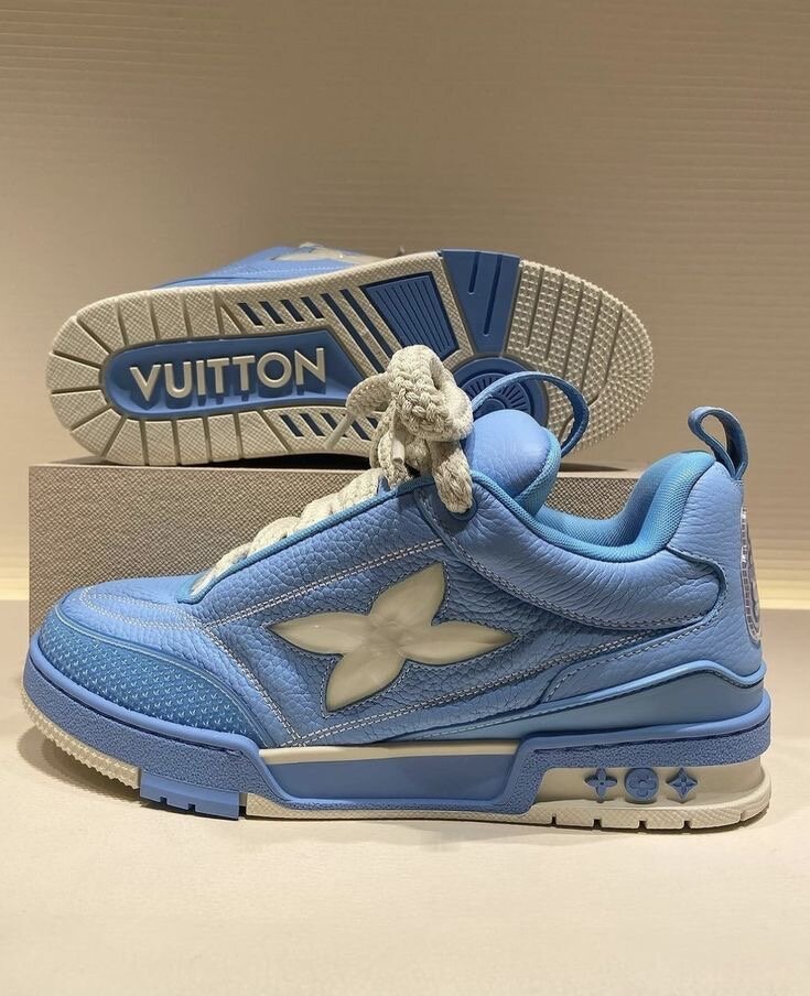 Baskets Louis Vuitton Bleues