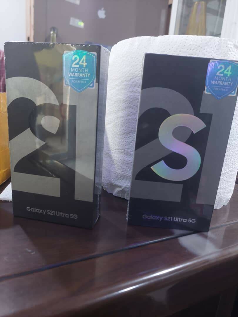 Galaxy S21 Ultra 5G 256gb in box 5000mAh battery capacity  a