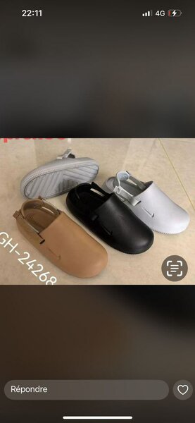 Mules confortables unisex