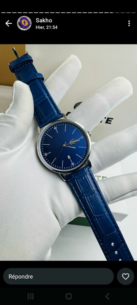 Montre Élégante en Cuir