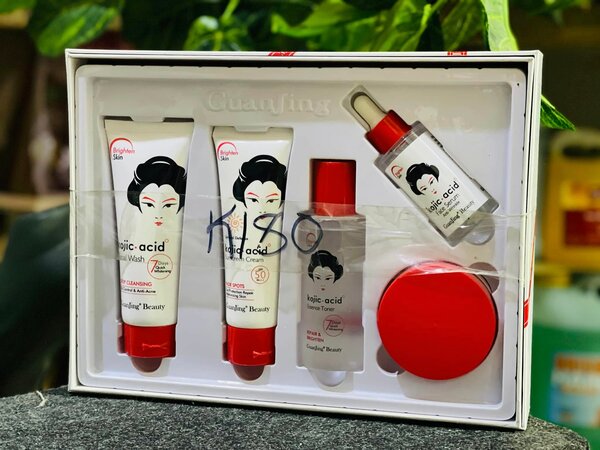 A set of cosmetics