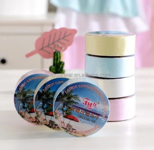 5pcs Compressed face towel