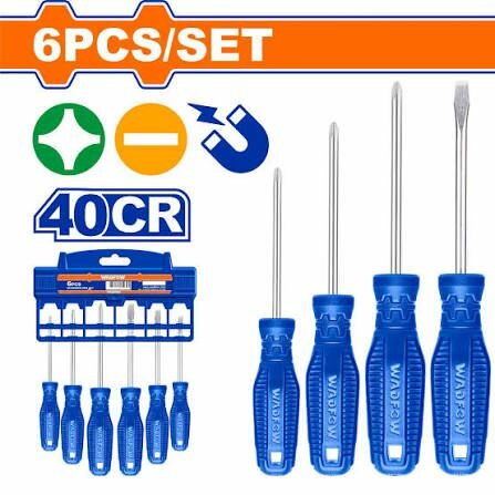 Ensemble de tournevis magnétiques 6 pièces