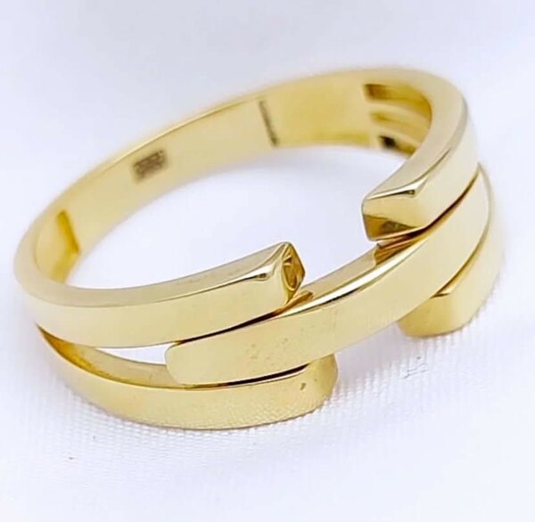 Кольцо «Грани» 585