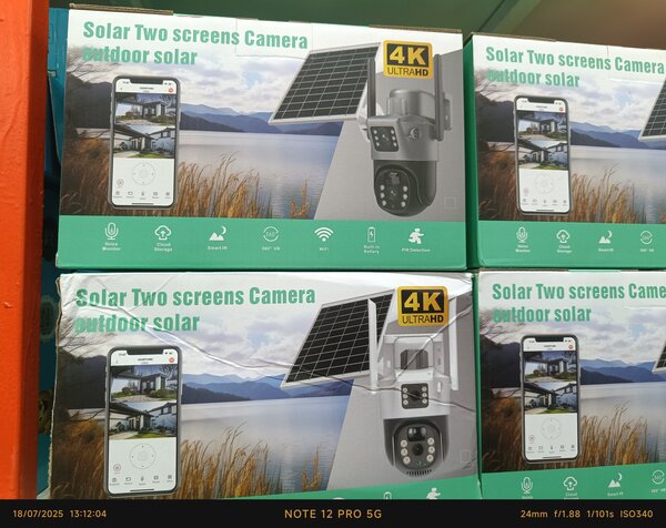 Caméra de Surveillance Solaire