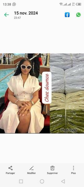 Robe élégante en dentelle