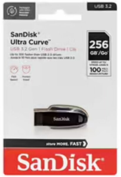 SanDisk USB 3.2 Clé 256GB