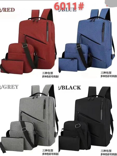 3 in 1  waterproof laptop travel backpack school bag