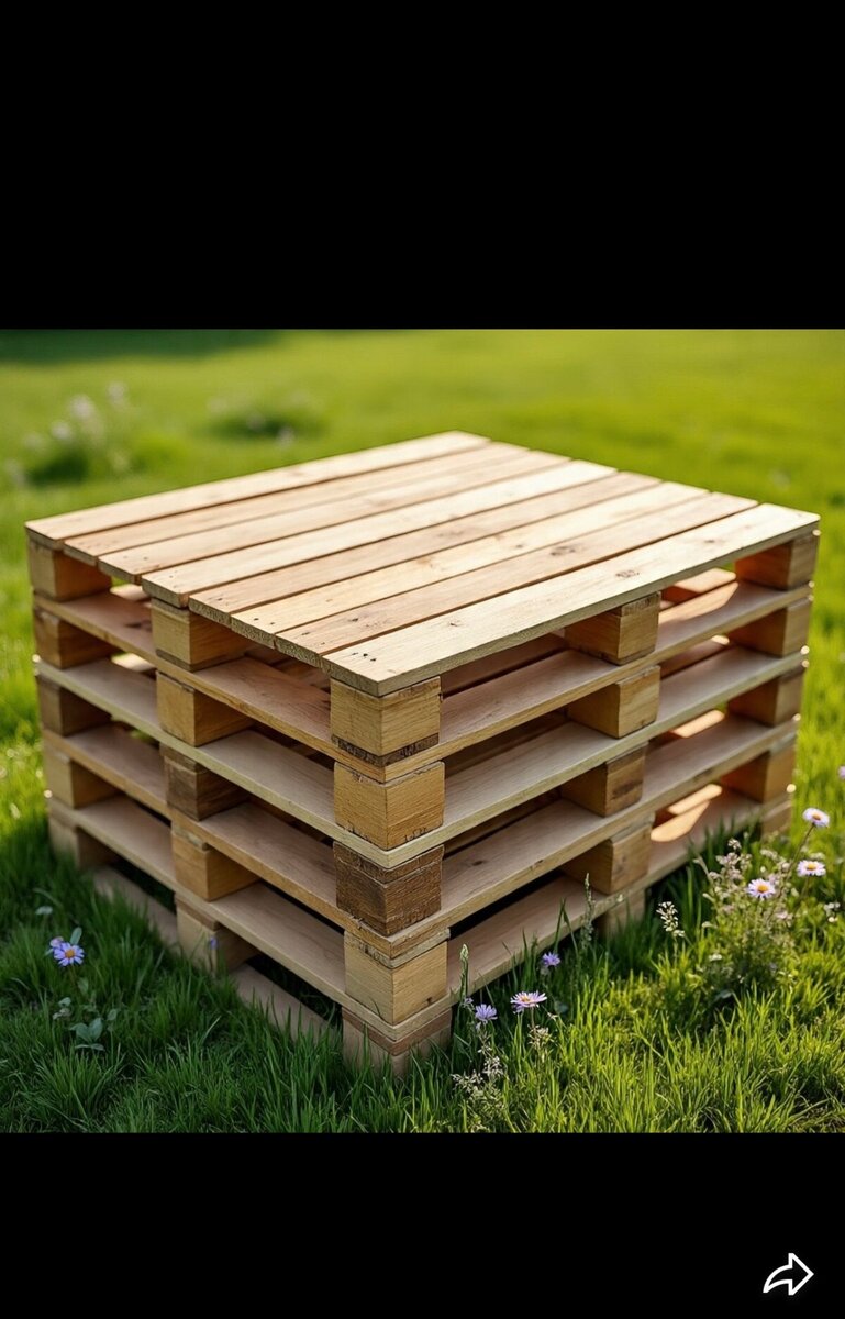 Palette en bois robuste