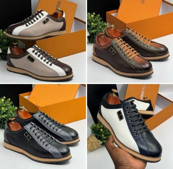 Baskets élégantes en cuir