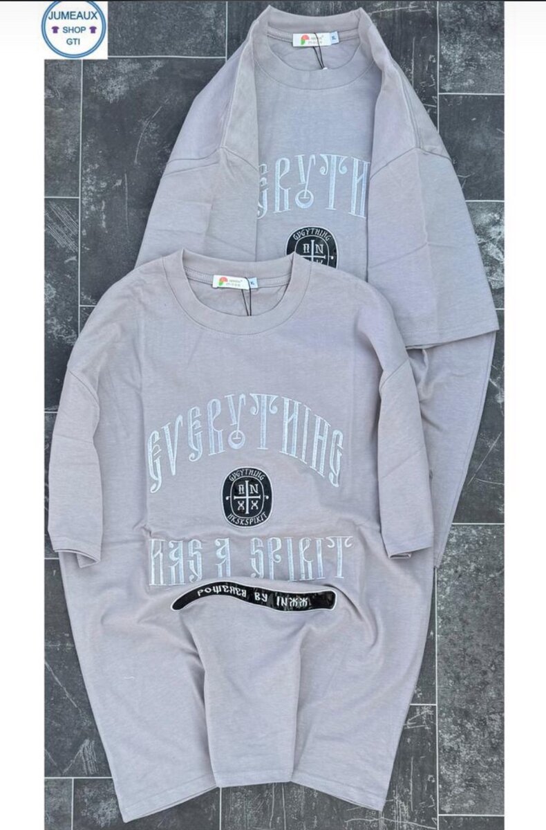 T-shirts oversize unisex modernes