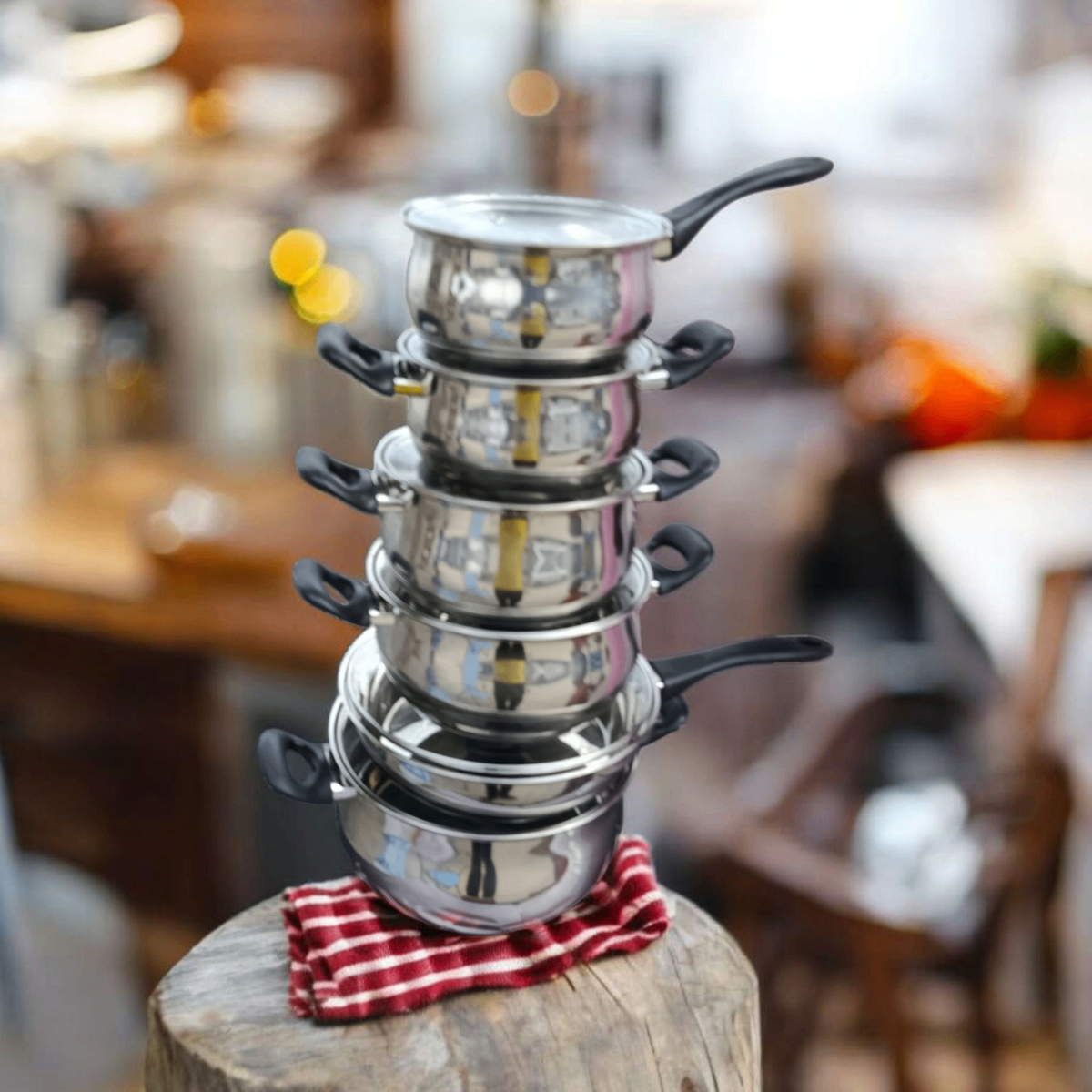 Stainless Steel Cookware Set6P