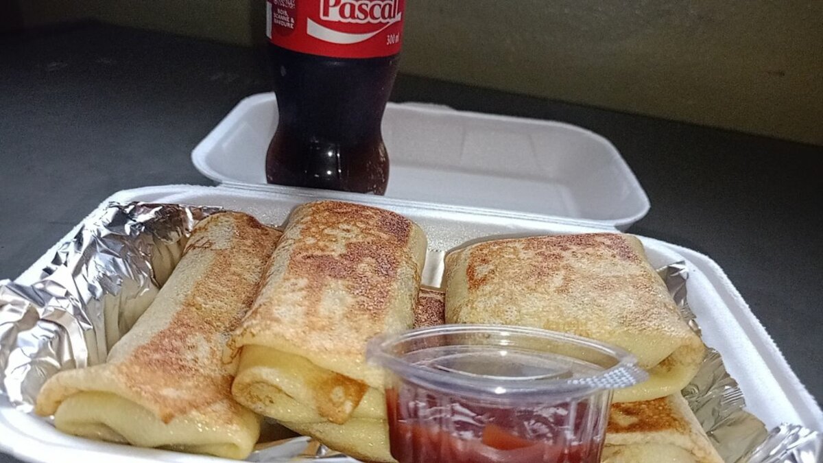 Crêpes fourrées savoureuse
