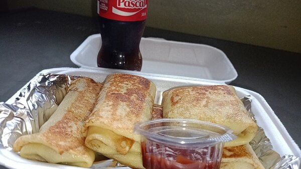 Crêpes fourrées savoureuse