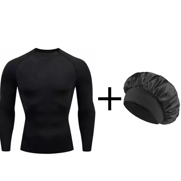 Ensemble homme : Vêtement de compression + Bonnet