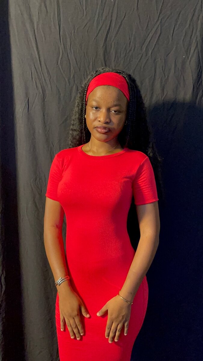 Robe moulante rouge élégante