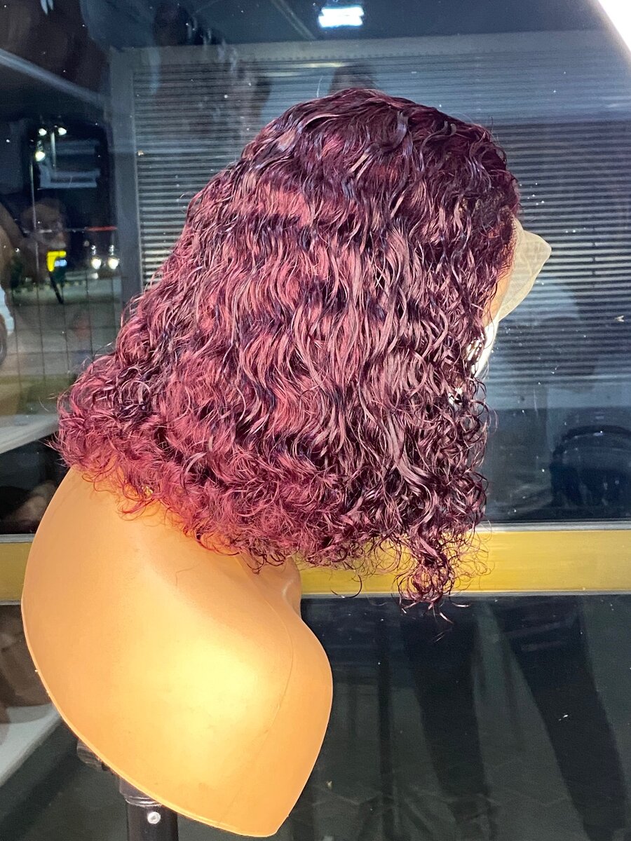 Burgundy water wave