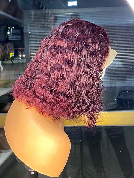 Burgundy water wave