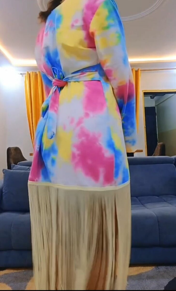 Robe Jean multicolore