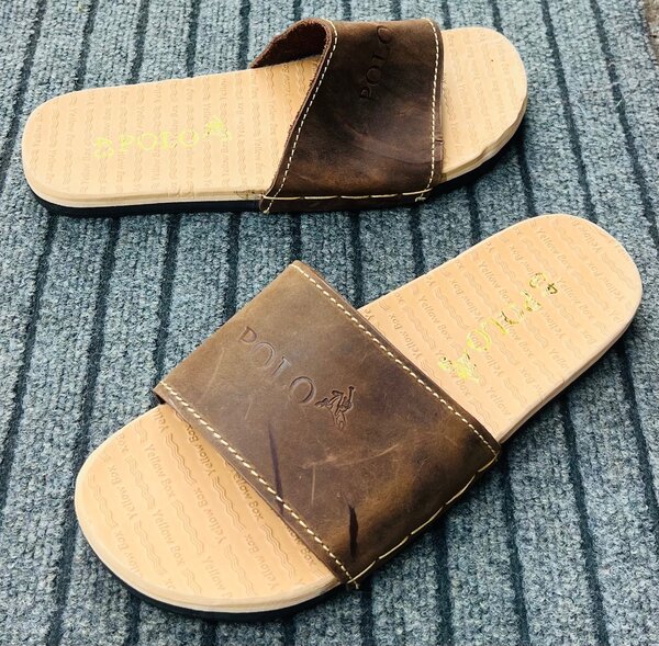 Sandales en cuir confortables