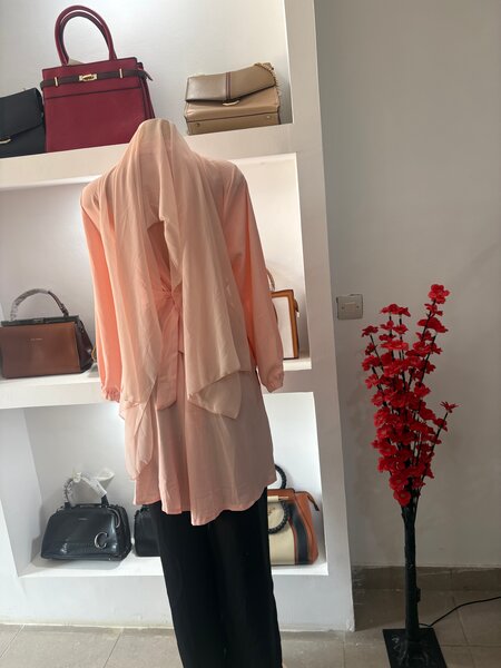 Veste longue élégante femme