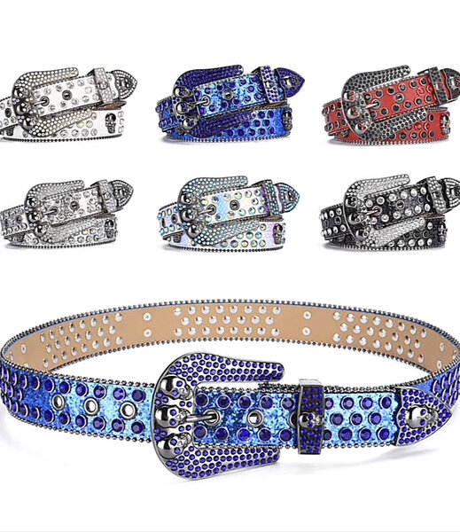 Ceinture strass colorée
