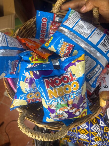 Chips au maïs vanille