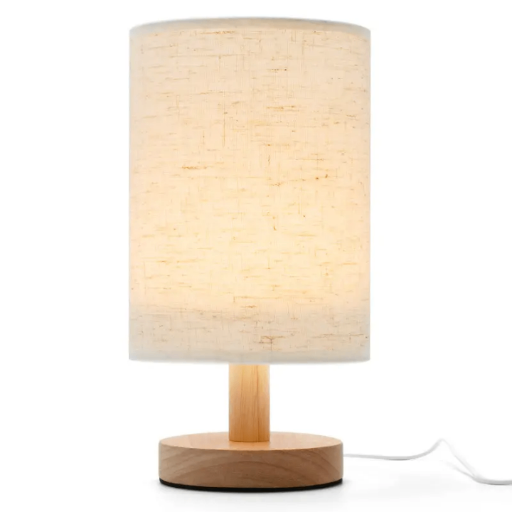 Lampe de table moderne en bois
