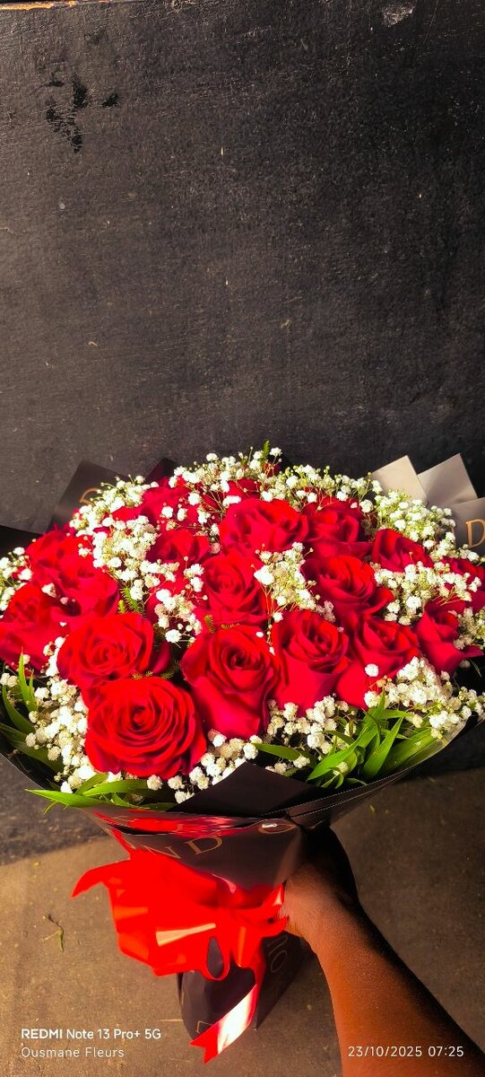 Bouquet de roses rouges