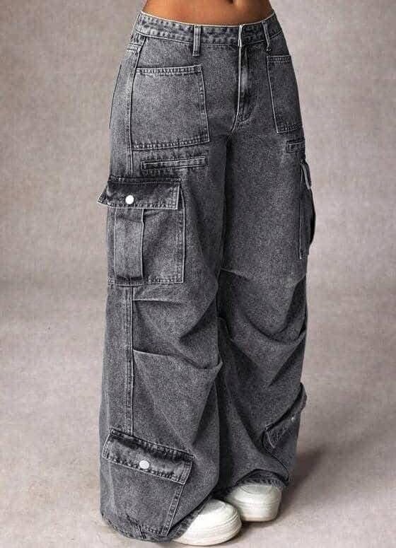 Jean large streetwear chic