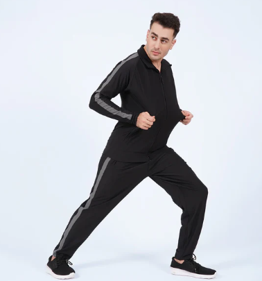 Men's Tracksuit JogFlex Ensemble in Black