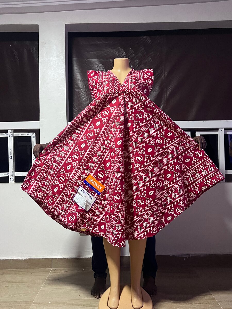 Robe ample ethnique colorée