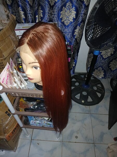 Bone straight look alike