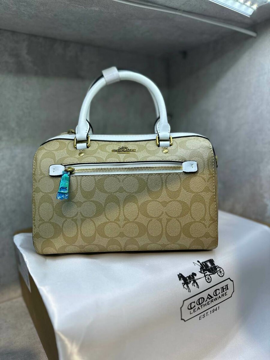 Coach premium кожа