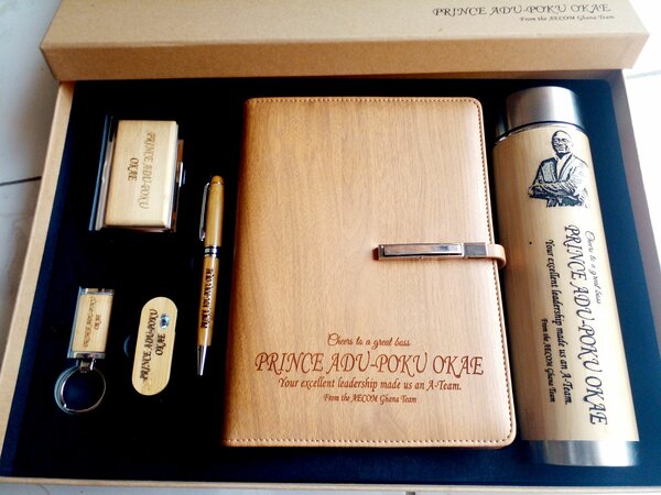 Branded Bamboo Gift Set