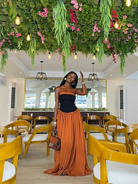 Elegant Strapless Maxi Dress