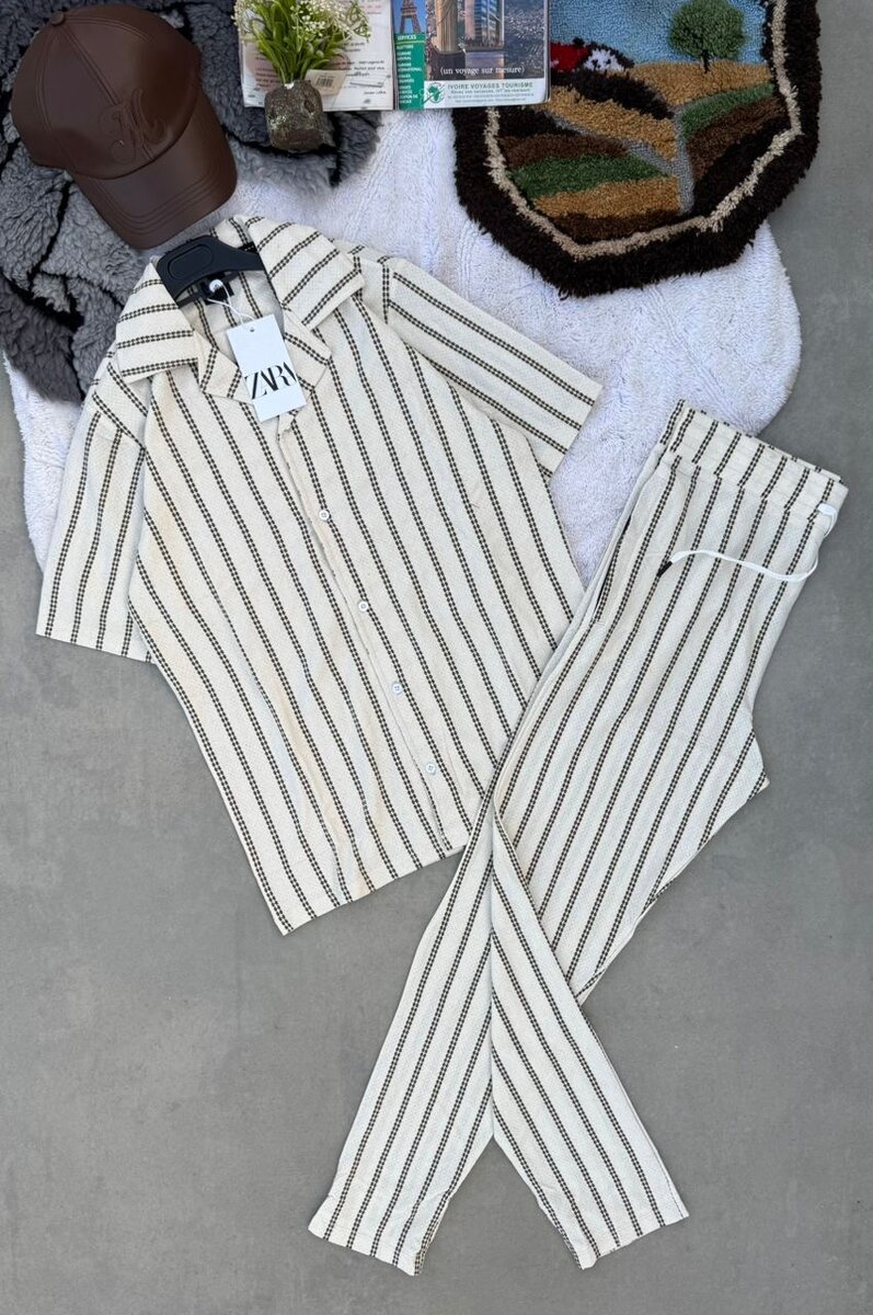 Ensemble rayé confort