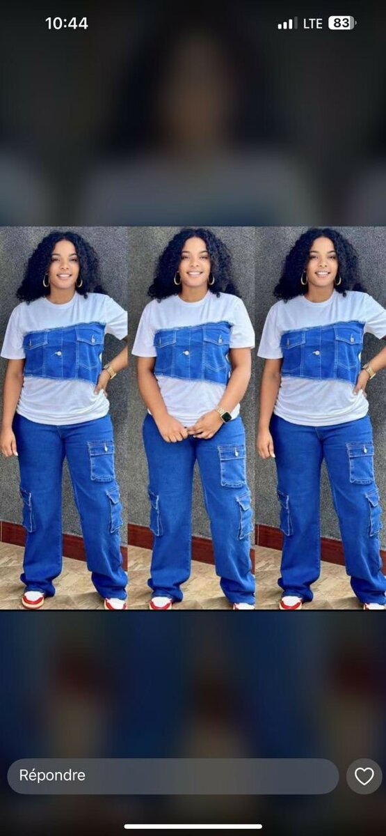 T-shirt et pantalon décontractés