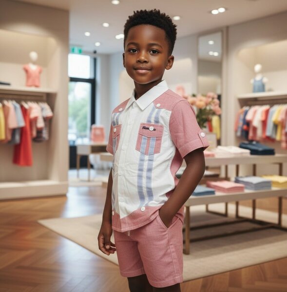 Ensemble d'été garçon en coton