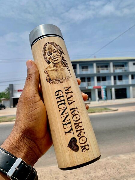 Bamboo bottle