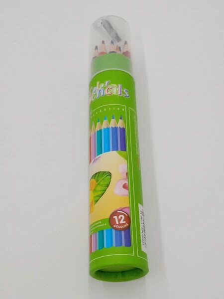 Crayons de couleur - 12 pièces