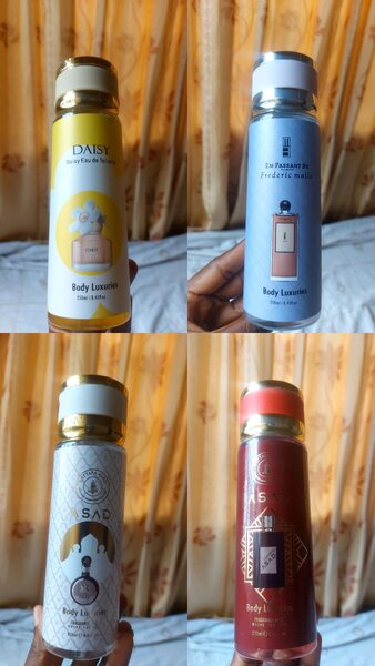 Lattafa and Scenebella Aromatic body splashes