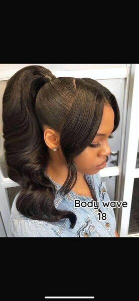Postiche body wave 18''