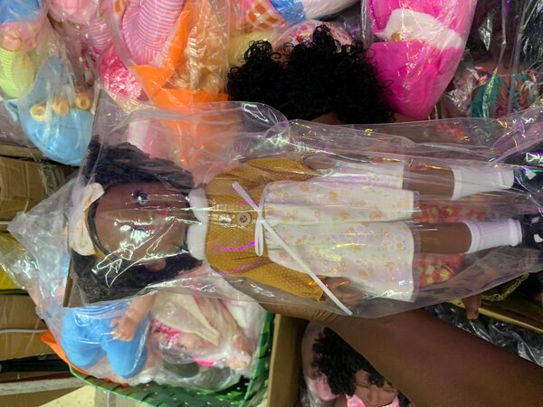 Poupée en tissu décorative