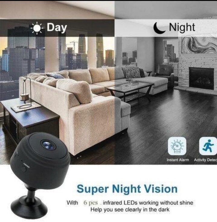 Mini Caméra Surveillance WiFi Full HD