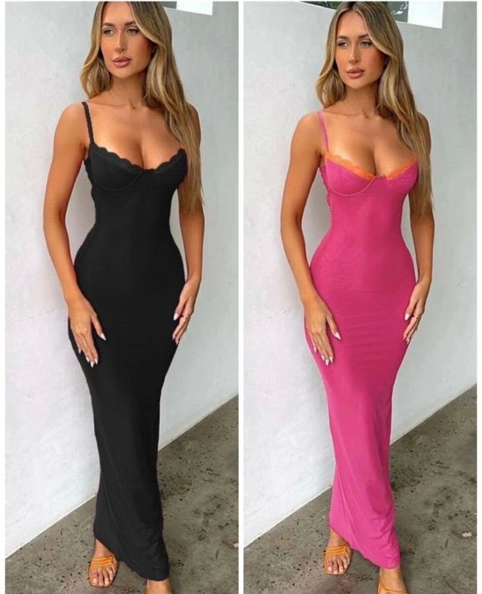 Robe Longue Élégante Femmes