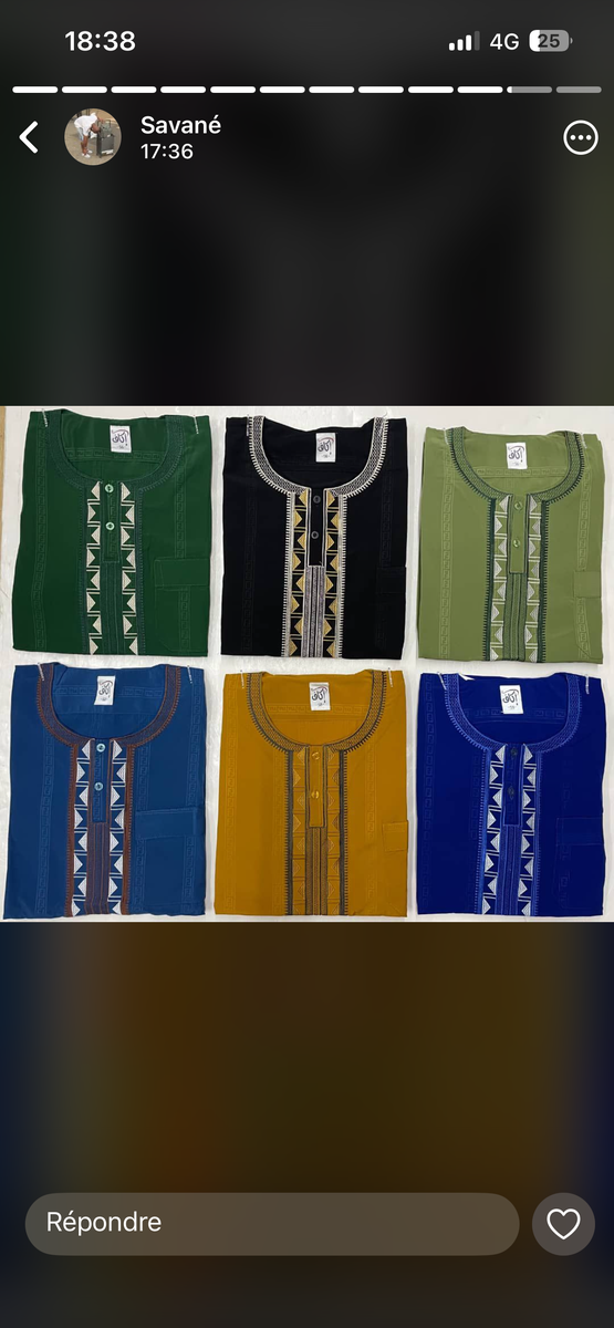 Boubou marocain pour homme