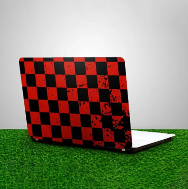Square Pattern Laptop Back Skin Sticker-Laptop Back Skin-Laptop Skin Vinyl Sticker Decal, 13 13.3 14.6 15 15.4 15.6 Inch Laptop Skin Sticker Cover For All Laptops
